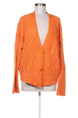 Damen Strickjacke United Colors Of Benetton, Größe M, Farbe Orange, Preis 26,99 €
