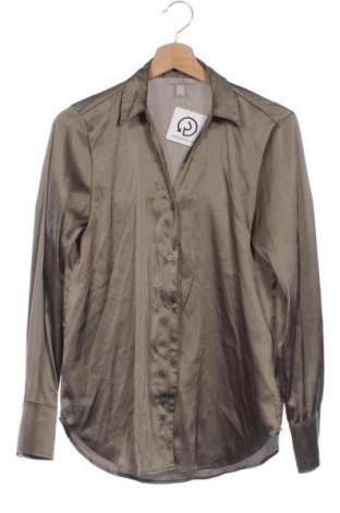 Cămașă de femei H&M, Mărime XS, Culoare Verde, Preț 33,99 Lei