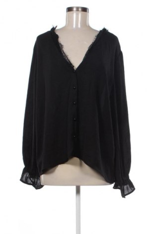 Γυναικείο πουκάμισο SHEIN, Μέγεθος 3XL, Χρώμα Μαύρο, Τιμή 11,99 €