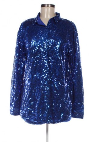 Γυναικείο πουκάμισο Unbranded, Μέγεθος L, Χρώμα Μπλέ, Τιμή 8,99 €