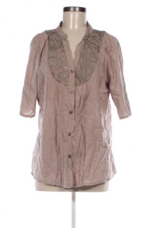 Дамска риза Unbranded, Размер XL, Цвят Бежов, Цена 13,00 €