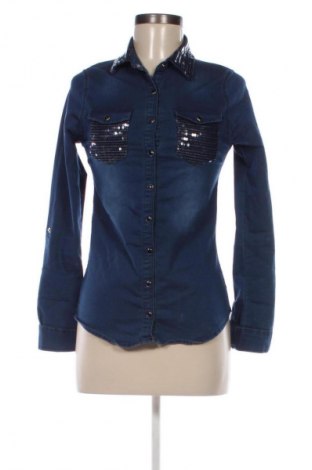Дамска риза Unbranded, Размер S, Цвят Син, Цена 10,73 €