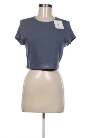 Tricou de femei Calvin Klein, Mărime L, Culoare Albastru, Preț 85,99 Lei