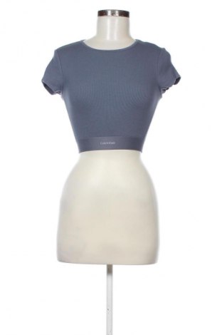 Damski T-shirt Calvin Klein, Rozmiar XS, Kolor Niebieski, Cena 207,99 zł