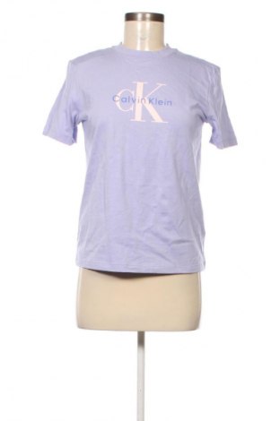 Дамска тениска Calvin Klein Jeans, Размер XXS, Цвят Лилав, Цена 14,82 €