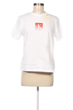 Дамска тениска Calvin Klein Jeans, Размер S, Цвят Бял, Цена 25,05 €