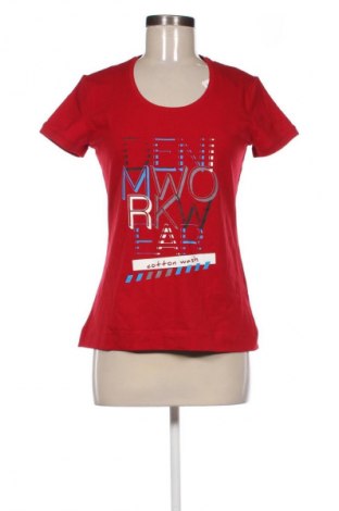 Дамска тениска Engelbert Strauss, Размер M, Цвят Червен, Цена 4,60 €