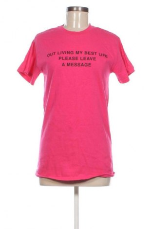 Γυναικείο t-shirt Fashion nova, Μέγεθος S, Χρώμα Ρόζ , Τιμή 5,00 €