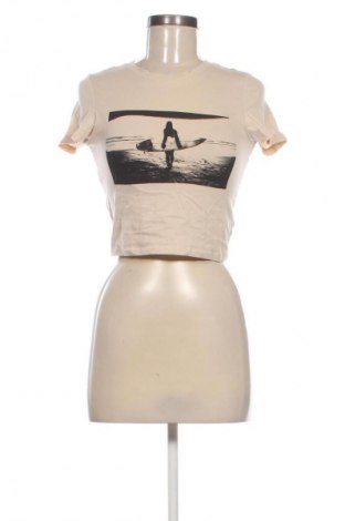 Дамска тениска H&M Divided, Размер XS, Цвят Бежов, Цена 4,60 €