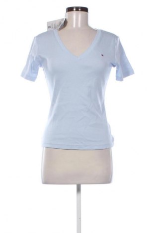 Damski T-shirt Tommy Hilfiger, Rozmiar S, Kolor Niebieski, Cena 158,99 zł