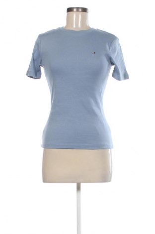 Damski T-shirt Tommy Hilfiger, Rozmiar XS, Kolor Niebieski, Cena 226,99 zł