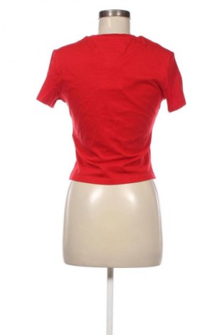 Damski T-shirt Tommy Jeans, Rozmiar L, Kolor Czerwony, Cena 137,99 zł