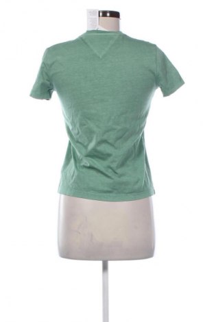 Damski T-shirt Tommy Jeans, Rozmiar XS, Kolor Zielony, Cena 201,99 zł