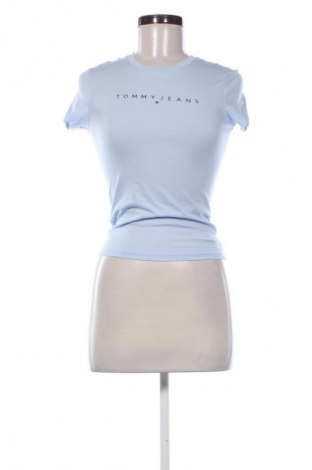 Tricou de femei Tommy Jeans, Mărime XS, Culoare Albastru, Preț 186,99 Lei
