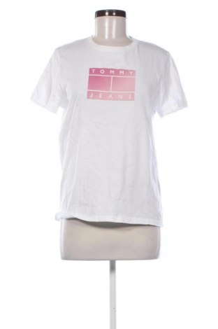 Damski T-shirt Tommy Jeans, Rozmiar L, Kolor Biały, Cena 131,99 zł