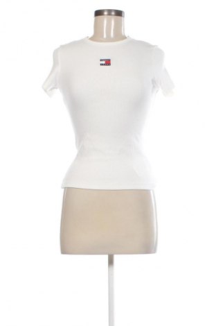 Tricou de femei Tommy Jeans, Mărime M, Culoare Alb, Preț 215,99 Lei