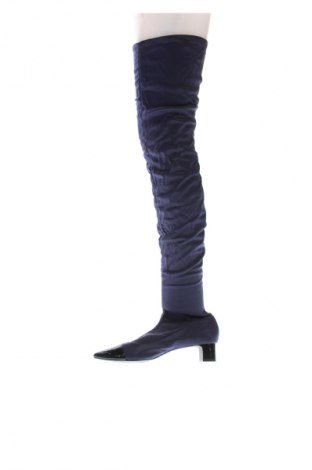 Damskie kozaki Zara, Rozmiar 42, Kolor Niebieski, Cena 110,99 zł