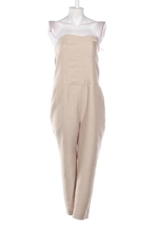 Дамски дълъг гащеризон Unbranded, Размер XL, Цвят Бежов, Цена 37,51 €