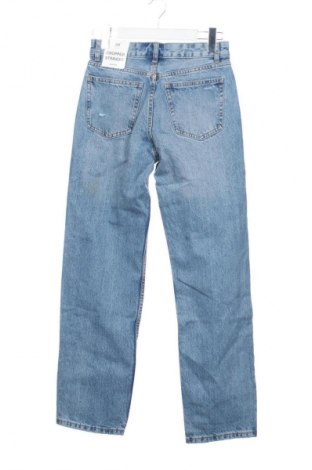 Blugi de femei Bershka, Mărime XS, Culoare Albastru, Preț 81,99 Lei