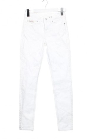 Damskie jeansy Calvin Klein Jeans, Rozmiar XXS, Kolor Biały, Cena 452,99 zł