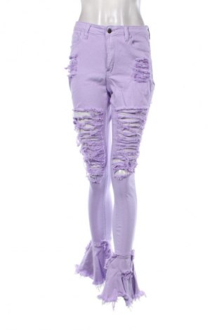 Dámské džíny  Fashion nova, Velikost M, Barva Fialová, Cena  494,00 Kč