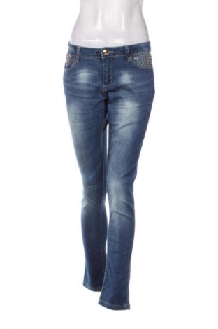 Blugi de femei Laura Torelli, Mărime L, Culoare Albastru, Preț 42,99 Lei