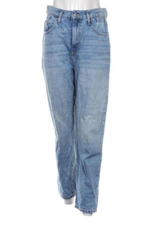 Blugi de femei Pull&Bear, Mărime S, Culoare Albastru, Preț 38,99 Lei