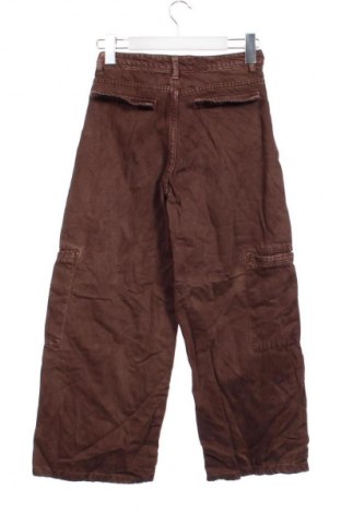 Blugi de femei Zara, Mărime XS, Culoare Maro, Preț 63,99 Lei