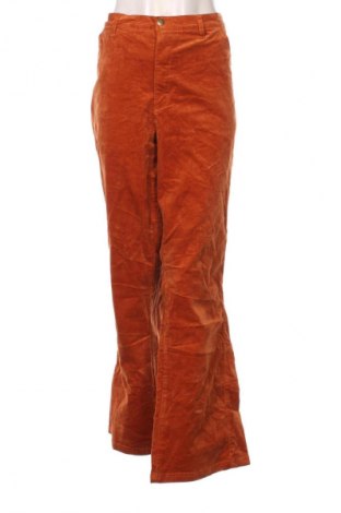 Damskie sztruksy Bpc Bonprix Collection, Rozmiar 3XL, Kolor Pomarańczowy, Cena 78,99 zł