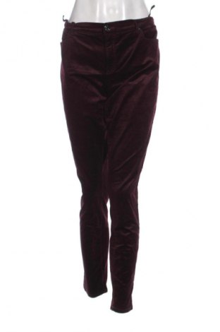 Γυναικείο κοτλέ παντελόνι Raffaello Rossi, Μέγεθος XL, Χρώμα Βιολετί, Τιμή 9,99 €