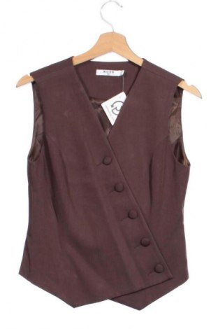 Damska kamizelka NA-KD, Rozmiar S, Kolor Brązowy, Cena 71,99 zł