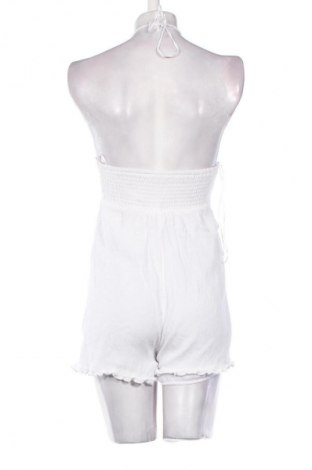 Damski krótki kombinezon Bershka, Rozmiar S, Kolor Biały, Cena 38,99 zł