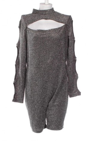 Дамски къс гащеризон H&M Divided, Размер XL, Цвят Сребрист, Цена 10,73 €