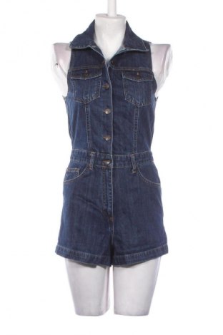 Дамски къс гащеризон Pull&Bear, Размер S, Цвят Син, Цена 10,22 €