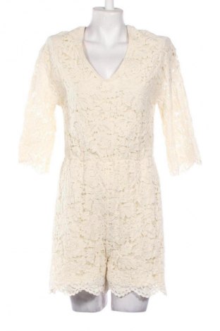 Kurzer Damenoverall Reserved, Größe M, Farbe Ecru, Preis € 16,99