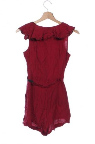 Kurzer Damenoverall River Island, Größe XXS, Farbe Rot, Preis € 9,99