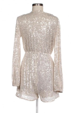 Дамски къс гащеризон Unbranded, Размер M, Цвят Златист, Цена 36,55 €