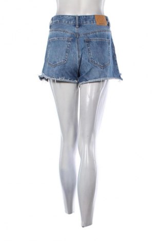 Pantaloni scurți de femei Stradivarius, Mărime S, Culoare Albastru, Preț 36,99 Lei