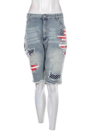 Pantaloni scurți de femei Unbranded, Mărime 3XL, Culoare Albastru, Preț 46,99 Lei