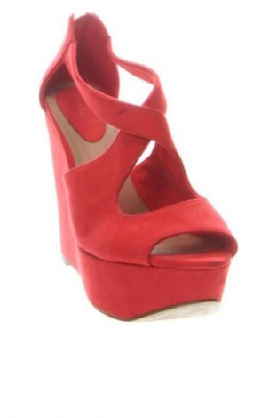 Γυναικεία παπούτσια Bershka, Μέγεθος 37, Χρώμα Κόκκινο, Τιμή 10,99 €