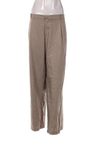 Γυναικείο παντελόνι Bershka, Μέγεθος XL, Χρώμα  Μπέζ, Τιμή 19,99 €