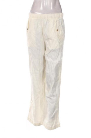 Pantaloni de femei Calvin Klein, Mărime M, Culoare Ecru, Preț 599,99 Lei