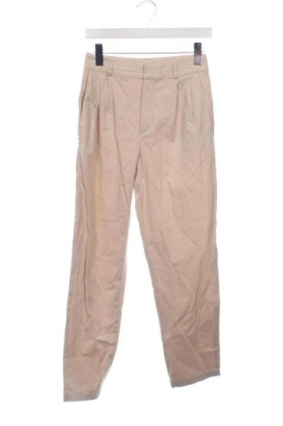 Дамски панталон Massimo Dutti, Размер XS, Цвят Бежов, Цена 24,54 €