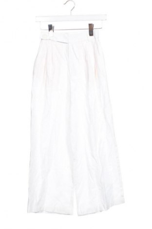 Дамски панталон Stradivarius, Размер XXS, Цвят Бял, Цена 10,22 €