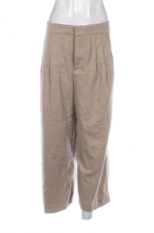 Damskie spodnie Zara, Rozmiar M, Kolor Beżowy, Cena 86,99 zł