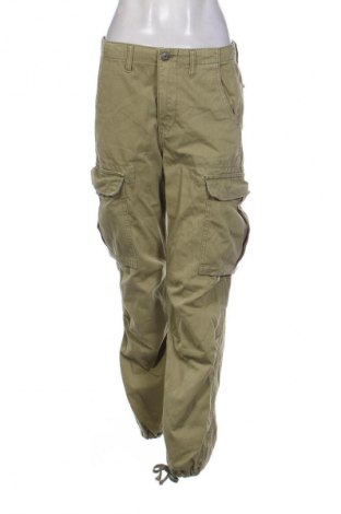 Pantaloni de femei Zara, Mărime S, Culoare Verde, Preț 88,16 Lei