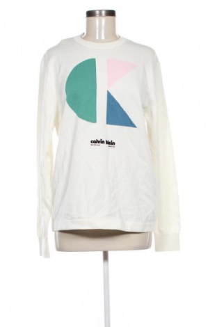 Дамски пуловер Calvin Klein Jeans, Размер XS, Цвят Бял, Цена 57,77 €