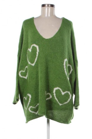 Дамски пуловер Carla Giannini, Размер L, Цвят Зелен, Цена 17,68 €