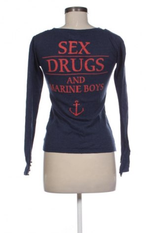 Дамски пуловер Eleven Paris x Life is a joke, Размер S, Цвят Син, Цена 53,68 €