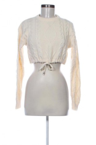 Dámsky pulóver FullaModa, Veľkosť S, Farba Kremová, Cena  15,95 €